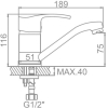 Смеситель Loffrey LF84564-2