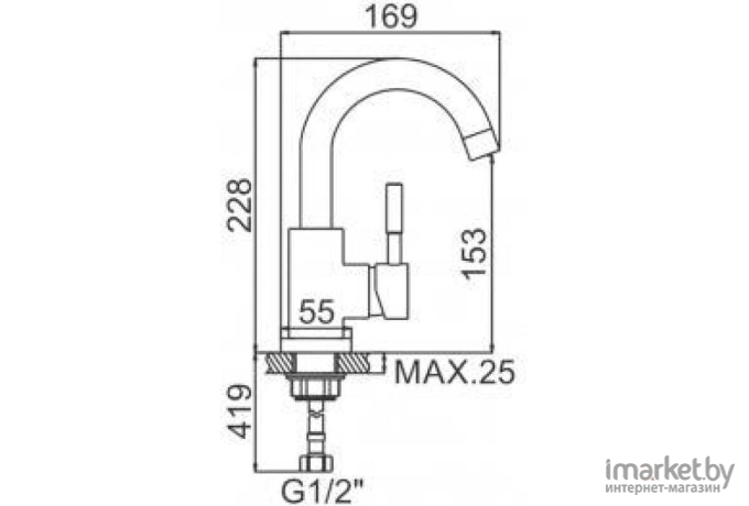 Смеситель Ledeme H98 L1098-3