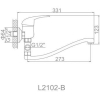 Смеситель Ledeme H02 L2102-B