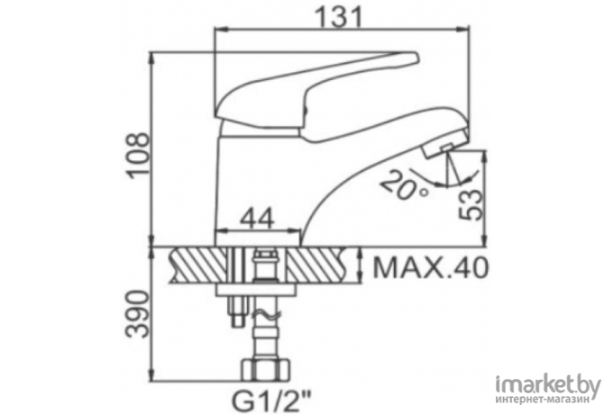 Смеситель Ledeme H39 L1039-B