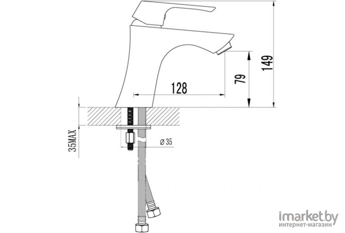 Смеситель Lemark UNIT LM4506C