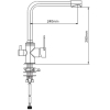 Смеситель Ledeme H55 L4055W-3 (молочный матовый)