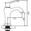 Смеситель Ledeme H41 L1041-2