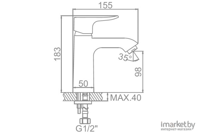 Смеситель Loffrey LF81034