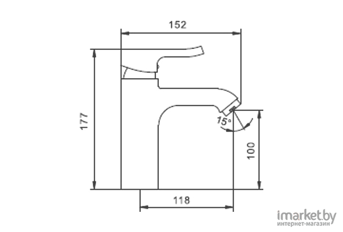 Смеситель Loffrey LF81034