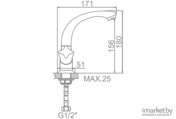 Смеситель Loffrey LF81287