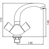 Смеситель Loffrey LF81287