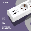 Сетевой фильтр Buro BU-SP5-USB-2A-W