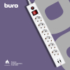 Сетевой фильтр Buro BU-SP5-USB-2A-W