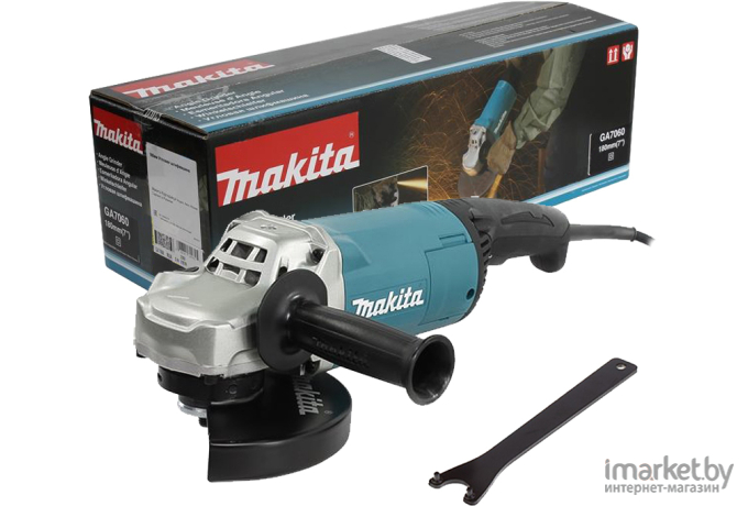 Профессиональная угловая шлифмашина Makita GA7060