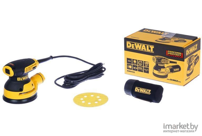 Эксцентриковая шлифмашина (орбитальная) DeWalt DWE6423