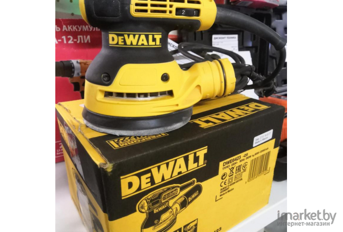 Эксцентриковая шлифмашина (орбитальная) DeWalt DWE6423