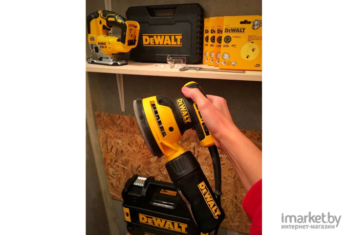 Эксцентриковая шлифмашина (орбитальная) DeWalt DWE6423