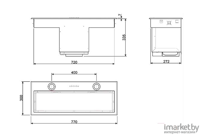 Кухонная вытяжка Smeg KSEG78PXE