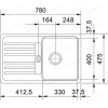 Кухонная мойка Franke MRG 611С 3,5 оборачив., оникс, вентиль-автомат в комплекте [114.0198.353]