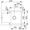 Кухонная мойка Franke MRG 611С 3,5 оборачив., оникс, вентиль-автомат в комплекте [114.0198.353]
