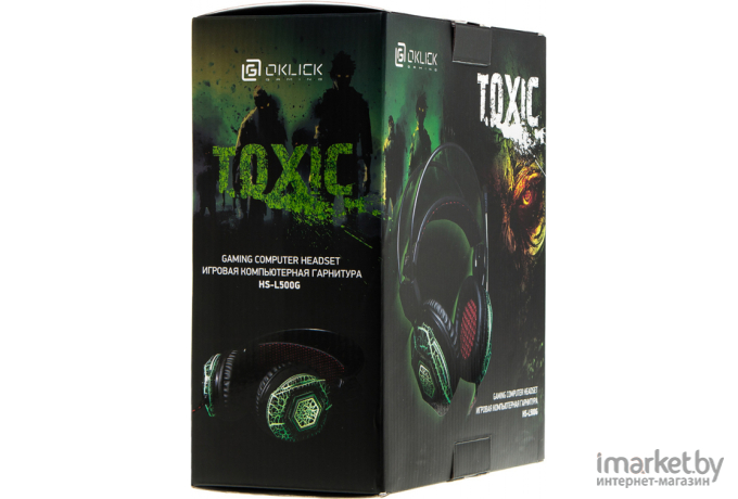 Наушники с микрофоном Oklick HS-L500G Toxic