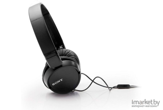 Наушники с микрофоном Sony MDR-ZX110AP (черный)