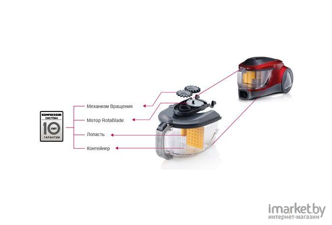 Пылесос LG VC73188NELR