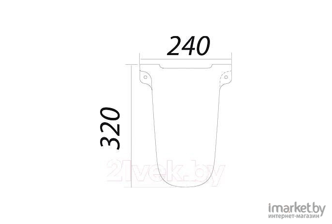 Полупьедестал Colombo Акцент S12710000