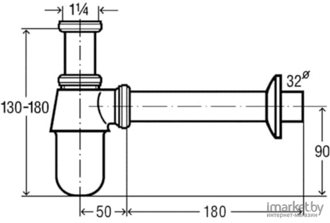 Сифон Viega 100674