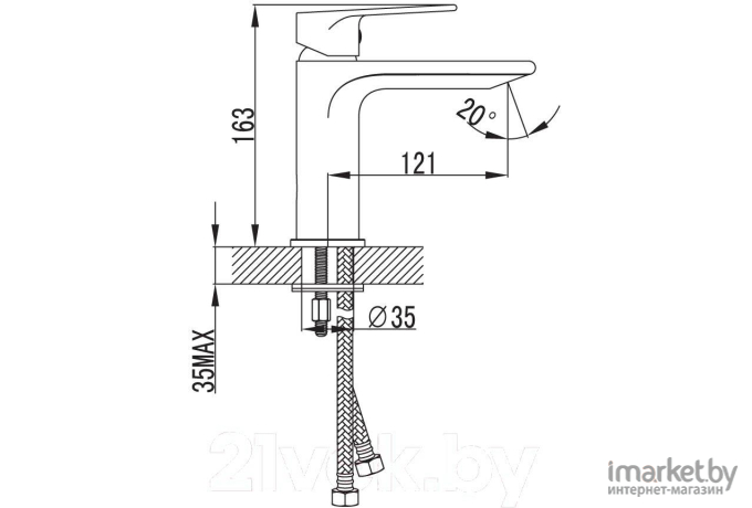 Смеситель IDDIS Edifice EDISB00i01