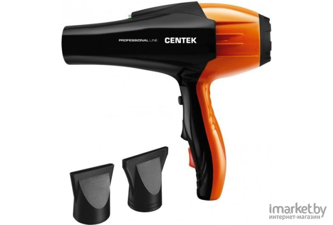 Фен Centek CT-2226 Professional черный/оранжевый