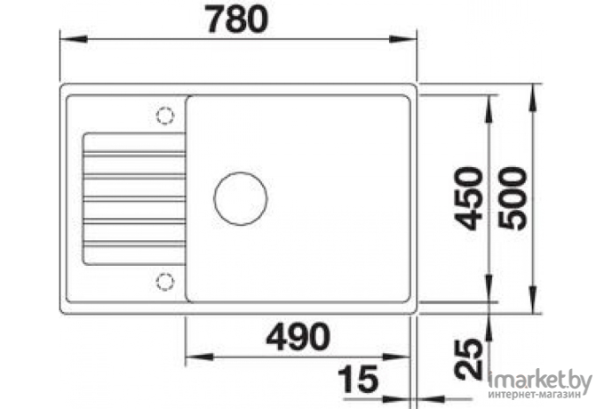 Кухонная мойка Blanco ZIA XL 6 S Compact (белый)