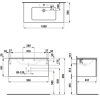 Laufen Тумба под умывальник Pro S [8609664631041]