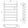 Полотенцесушитель Ларис Виктория П7 50х70