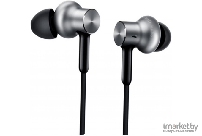 Наушники с микрофоном Xiaomi Mi In-Ear Headphones Pro HD Silver [ZBW4369TY]