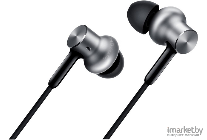 Наушники с микрофоном Xiaomi Mi In-Ear Headphones Pro HD Silver [ZBW4369TY]