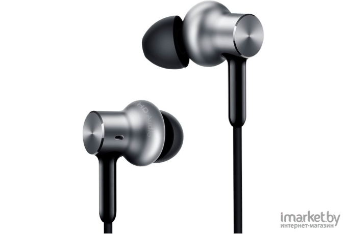 Наушники с микрофоном Xiaomi Mi In-Ear Headphones Pro HD Silver [ZBW4369TY]