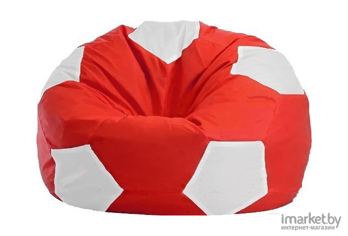 Кресло-мешок Flagman Мяч Стандарт М1.1-181 красный/белый