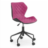 Кресло Halmar Matrix черный/розовый