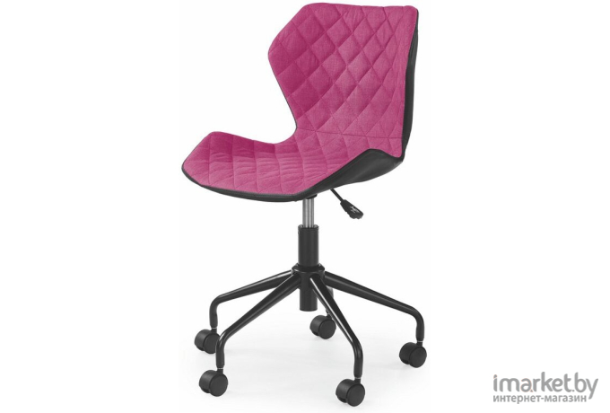 Кресло Halmar Matrix черный/розовый
