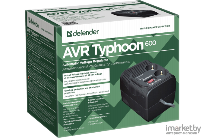 Стабилизатор напряжения Defender AVR Typhoon 600