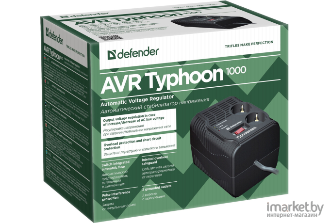 Стабилизатор напряжения Defender AVR Typhoon 1000