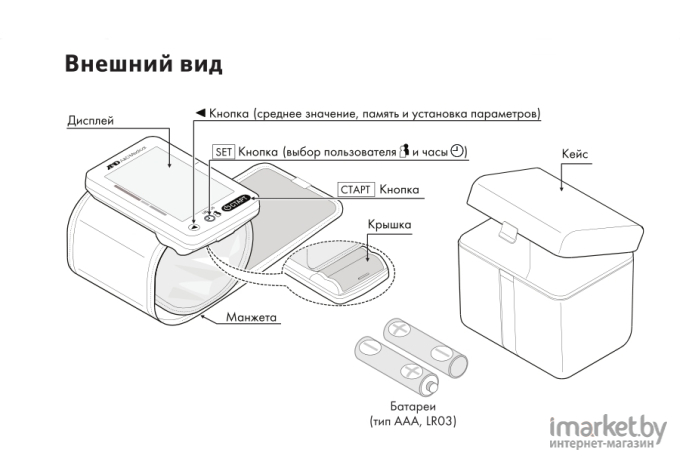 Тонометр A&D UB-505