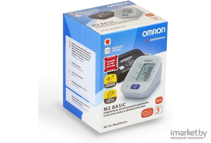 Тонометр Omron M2 Basic [HEM-7121-ALRU]