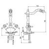 Смеситель Slezak RAV Миссисипи MK120.5/9SM