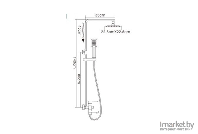 Душевая система FRAP F2420