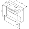 Умывальник AM.PM Like M80WCC0652WG 65x45.2