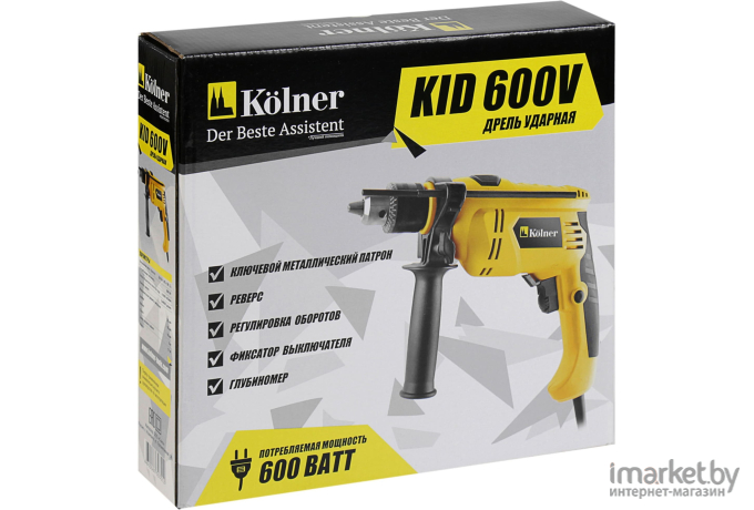 Дрель Kolner KID 600V