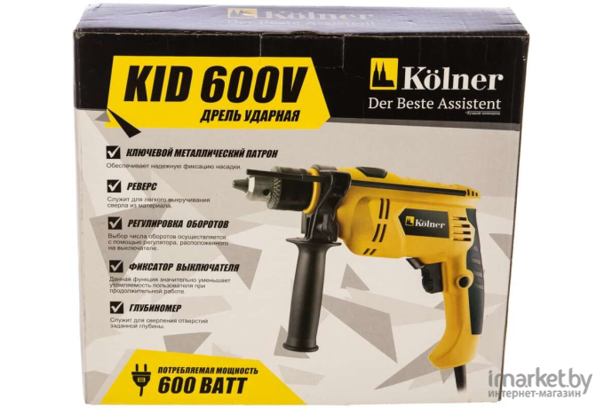 Дрель Kolner KID 600V