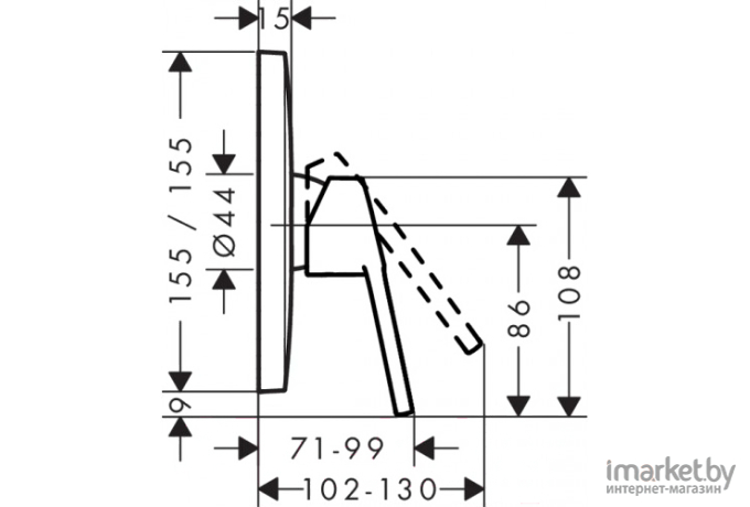 Смеситель Hansgrohe Logis Loop 71264000