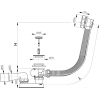 Сифон Alcaplast A55K-100