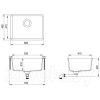 Кухонная мойка Aquasanita Bella SQB101AW (alba 710)