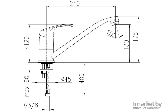 Смеситель Armatura 4213-915-00