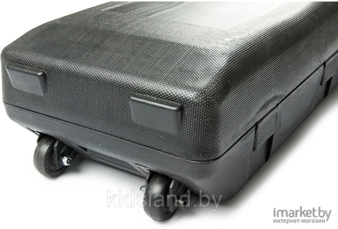 Набор хромированные гантели и гриф Atlas Sport 50 кг в чемодане (посадочный 26 мм)